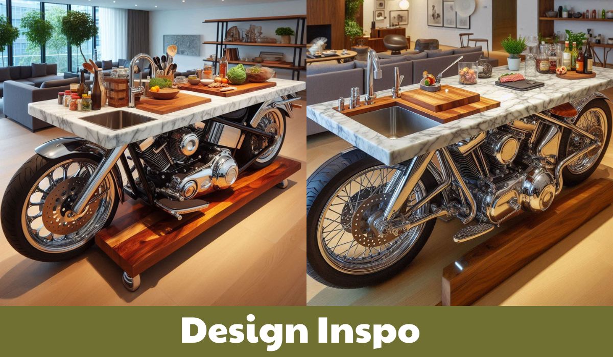 Elevate Your Kitchen Style with a Harley Davidson Kitchen Island