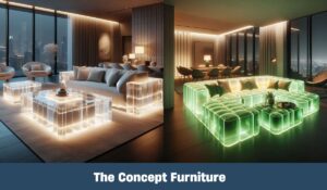 Unique Furniture made to look like ice for a Cool and Modern Home