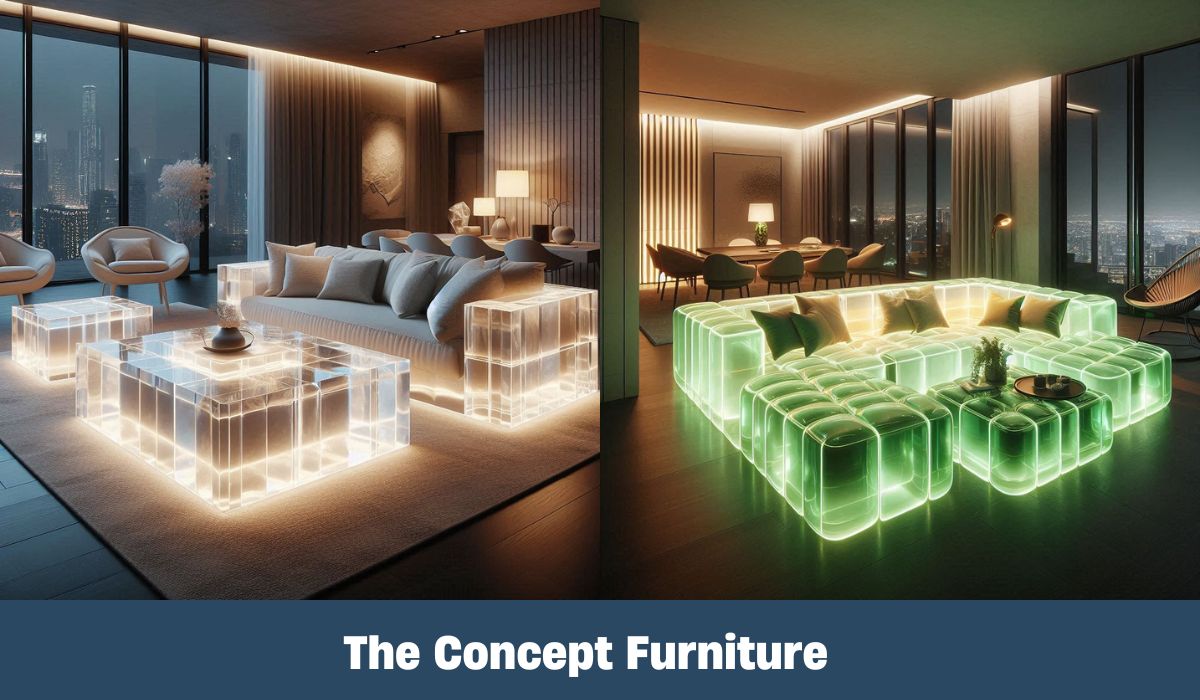 Unique Furniture made to look like ice for a Cool and Modern Home