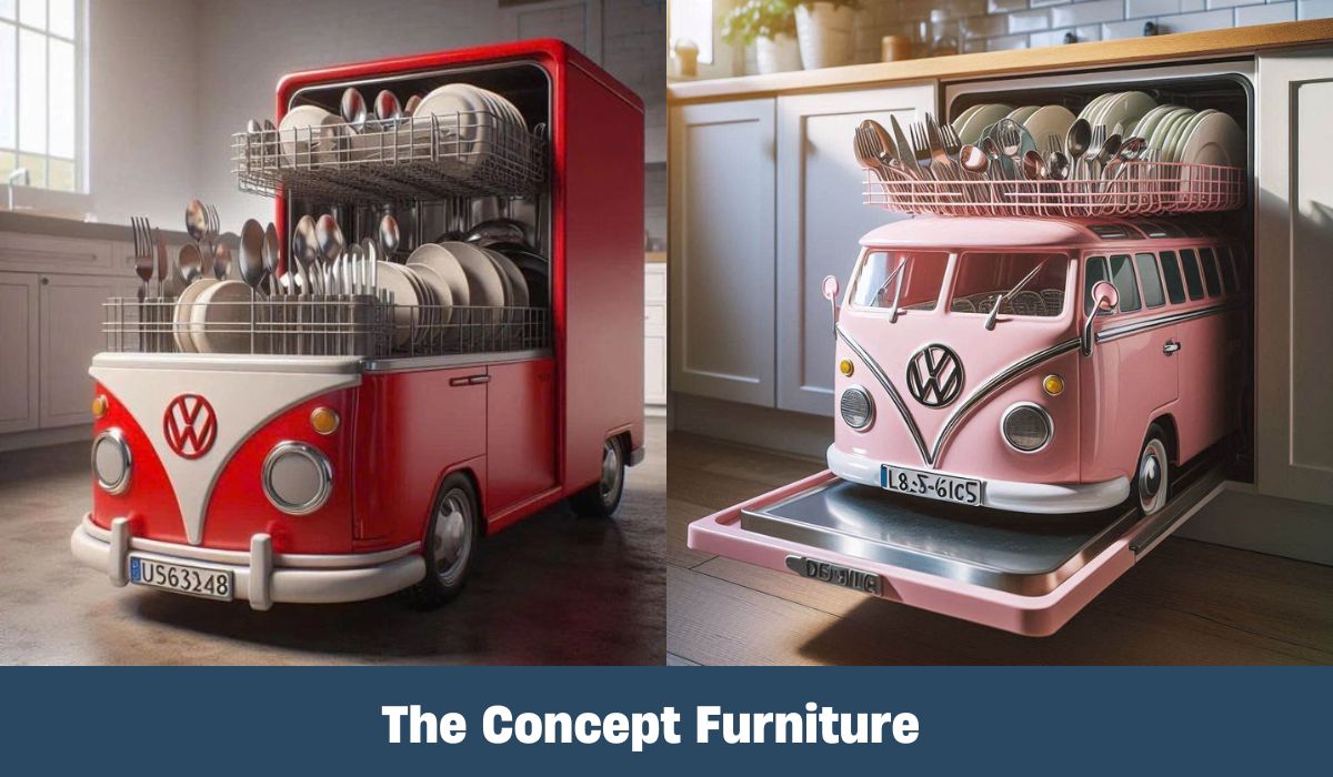 VW Car-Shaped Dishwasher: The Ultimate Novelty Appliance for Car Enthusiasts