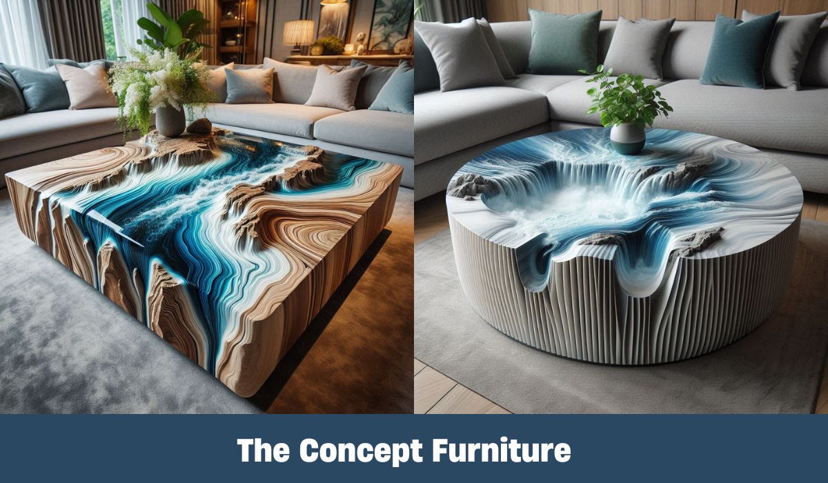 Elegant Waterfall Coffee Tables to Enhance Your Living Space