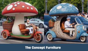 Unique Mushroom-Shaped Scooters Redefine Eco-Friendly Urban Transport