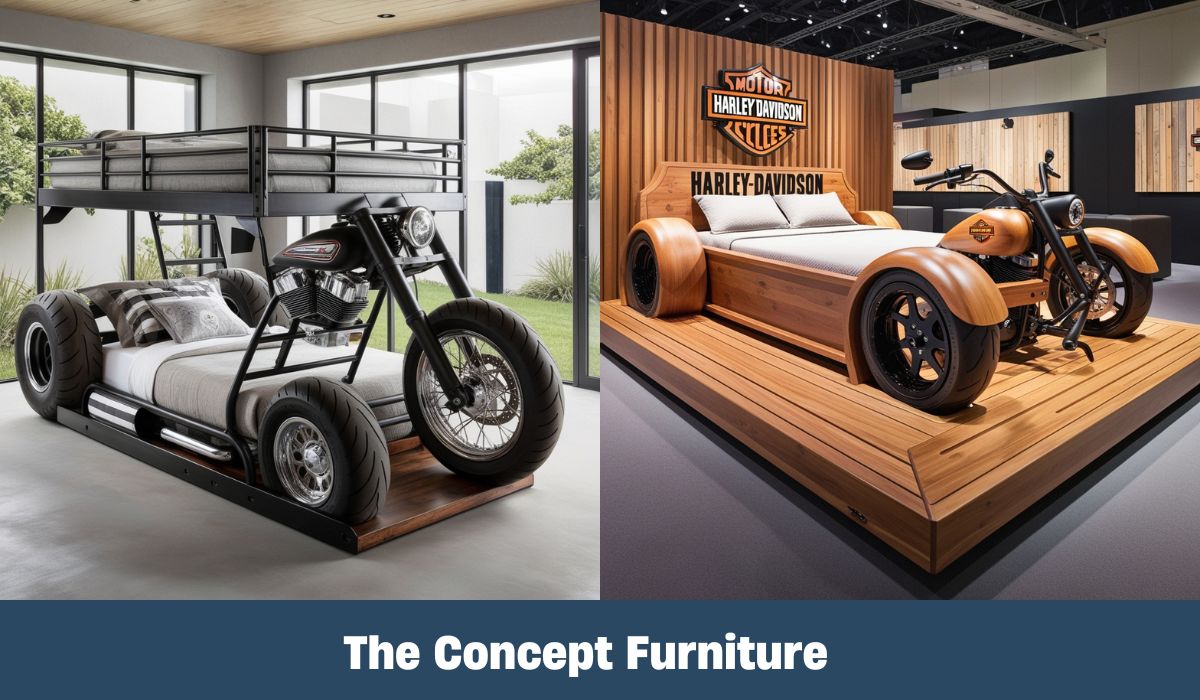 Creative Harley Davidson Inspired Beds for Your Bathroom Makeover