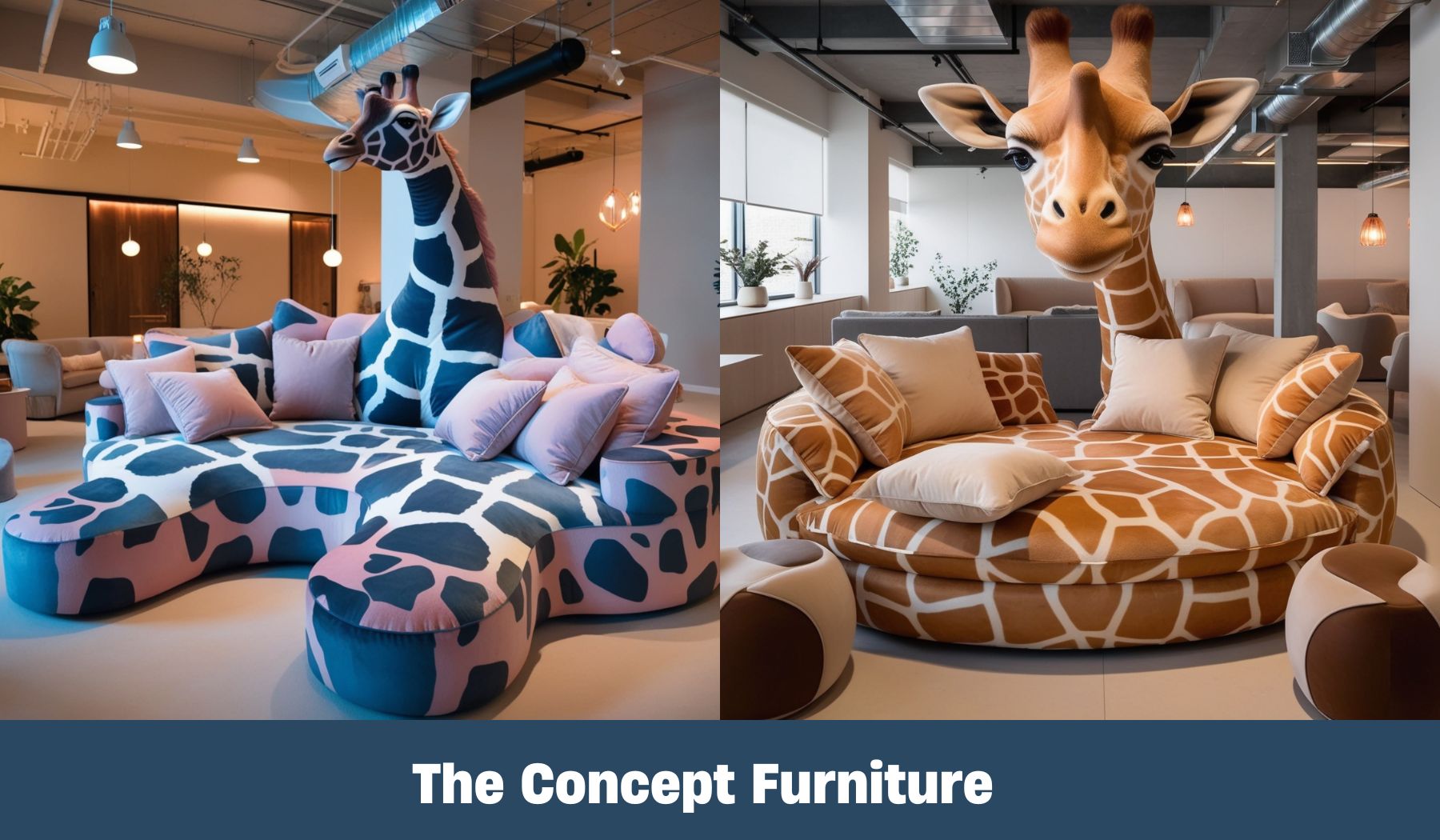 Giraffe Loungers A Unique Blend of Style and Comfort