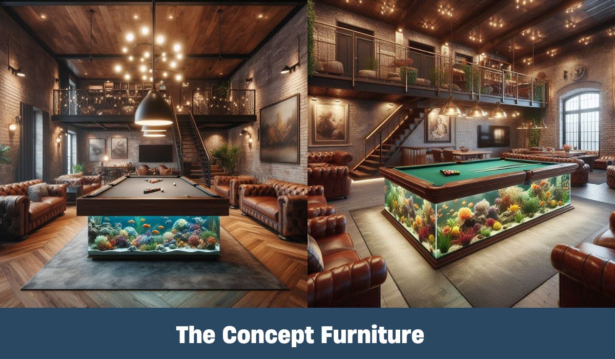 Unique Aquarium Pool Tables: A Stylish Fusion of Games and Marine Life