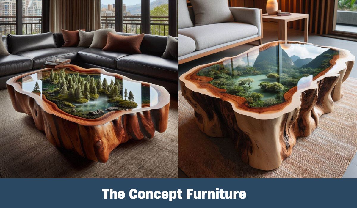 Unique Epoxy Scene Coffee Tables: Bring Nature-Inspired Art into Your Living Room