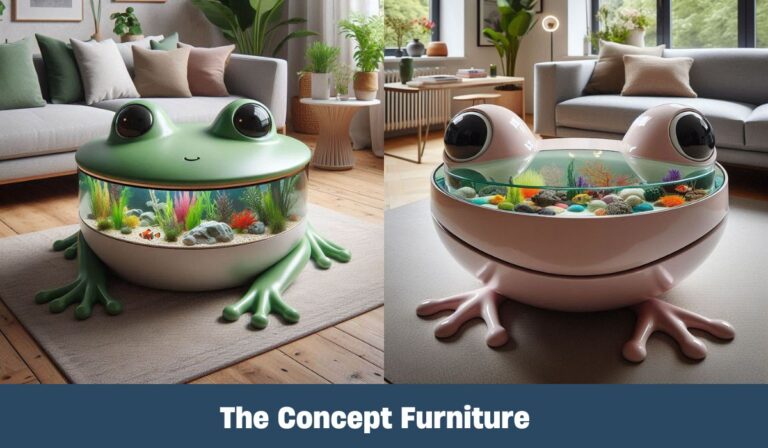 Unique Frog Aquarium Coffee Tables for a Stunning Living Room Centerpiece