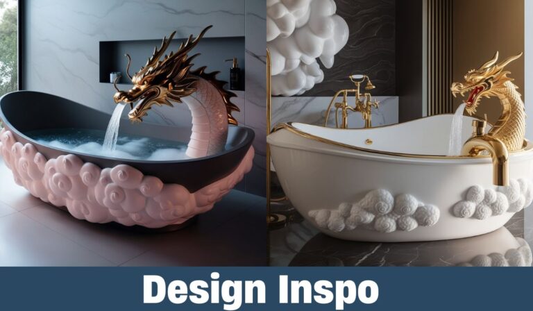 Dragon-Themed Bathtubs: A Touch of Fantasy in Your Bathroom