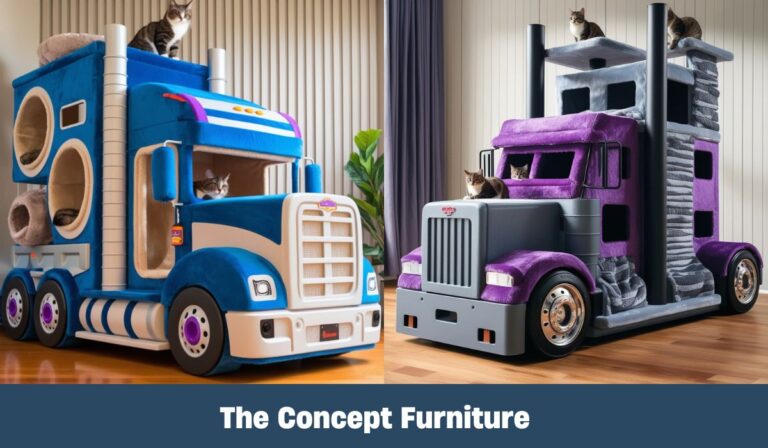 Semi-Truck Cat Towers: The Ultimate Climbing Adventure for Your Cat