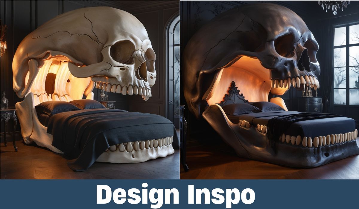 Transform Your Bedroom with a Skull-Inspired Bed: Bold, Edgy, and Unique