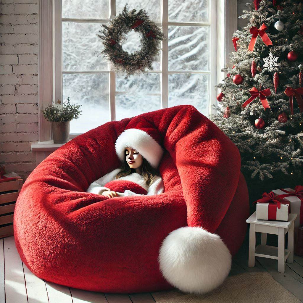 The Christmas Hat Lounger: Your New Holiday Must-Have