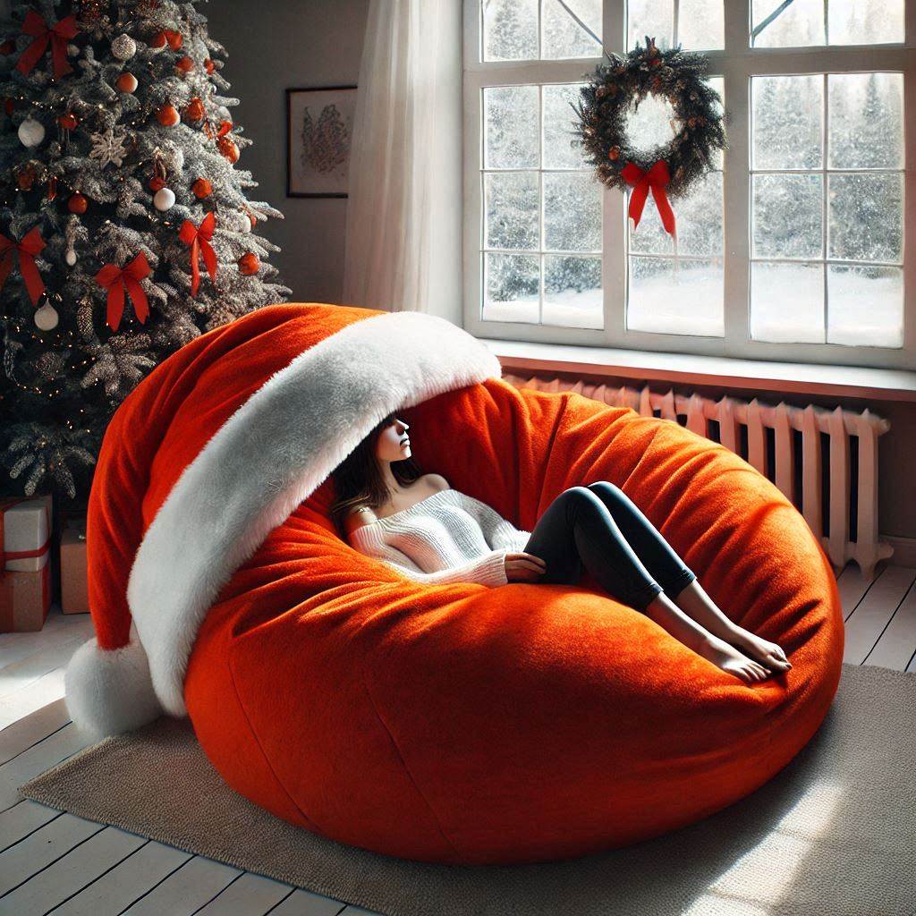 The Christmas Hat Lounger: Your New Holiday Must-Have