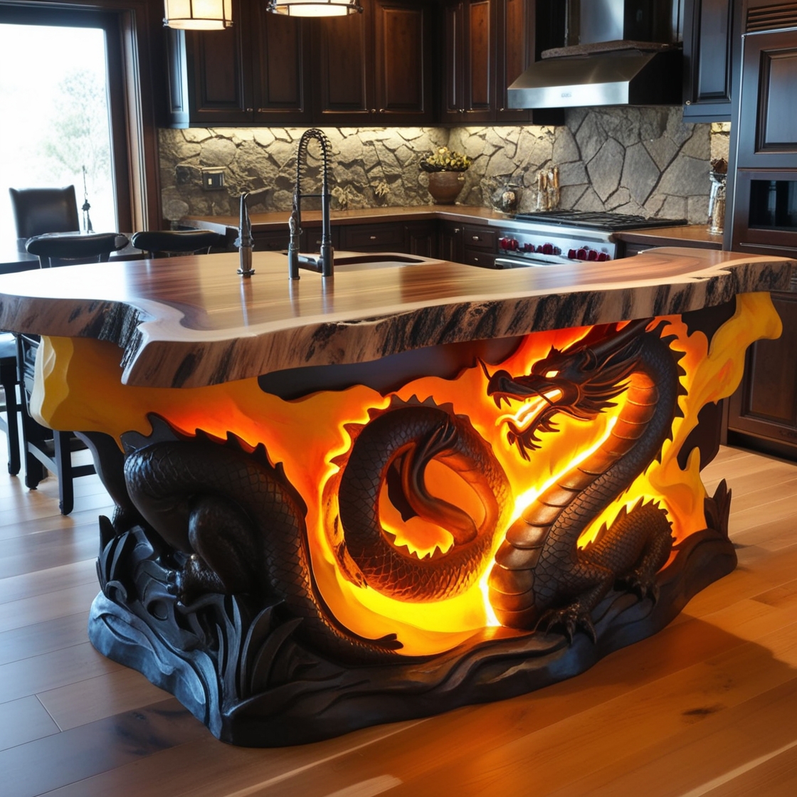 Dragon Kitchen Island: The Perfect Addition to Your Modern Kitchen