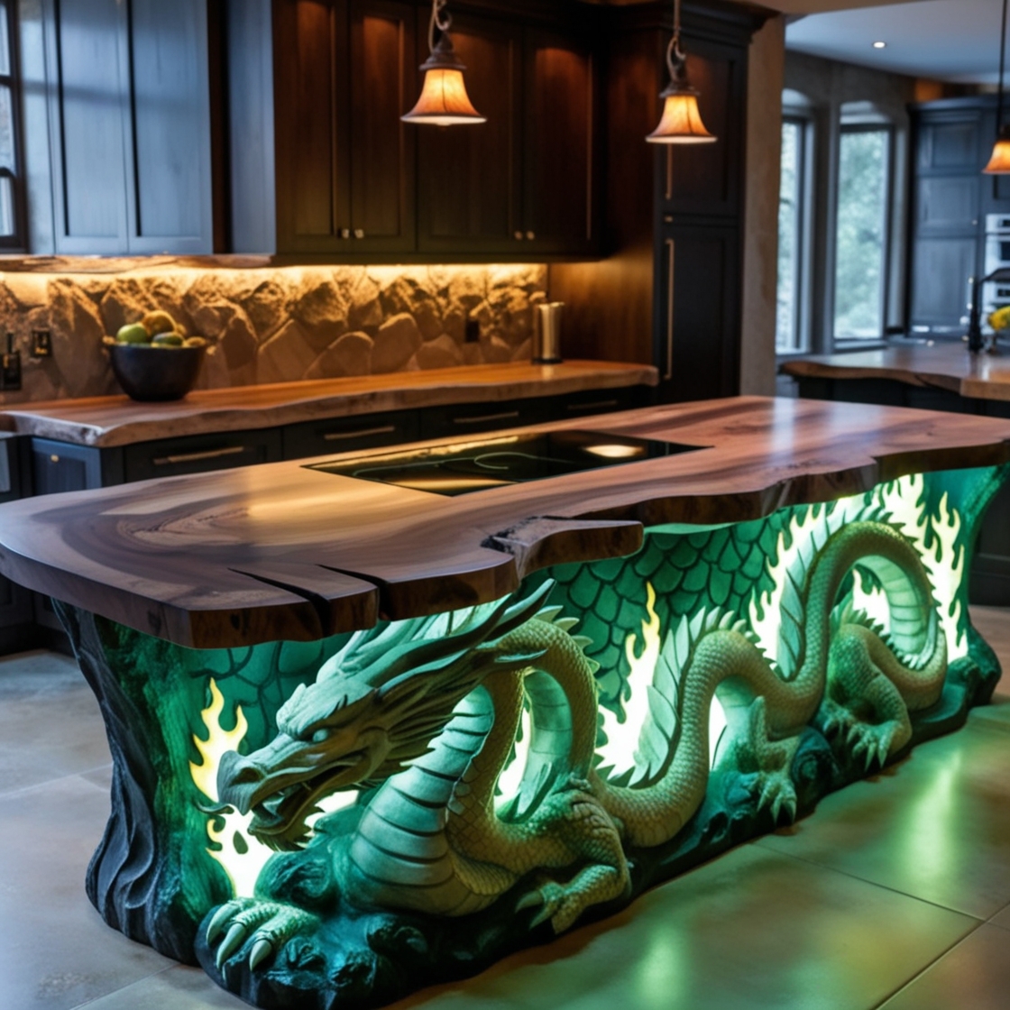 Dragon Kitchen Island: The Perfect Addition to Your Modern Kitchen