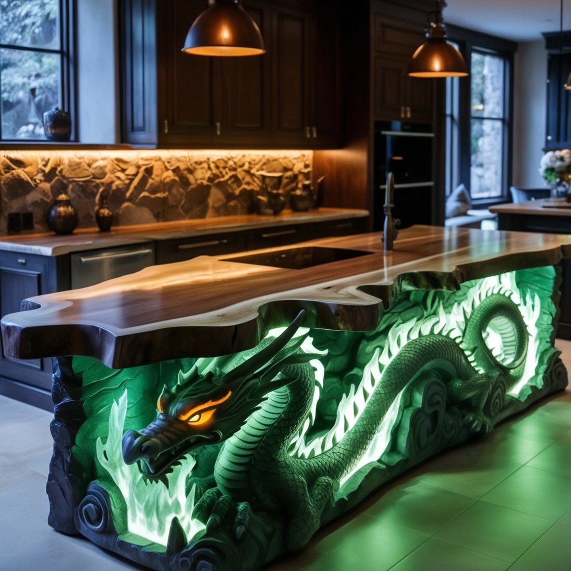 Dragon Kitchen Island: The Perfect Addition to Your Modern Kitchen