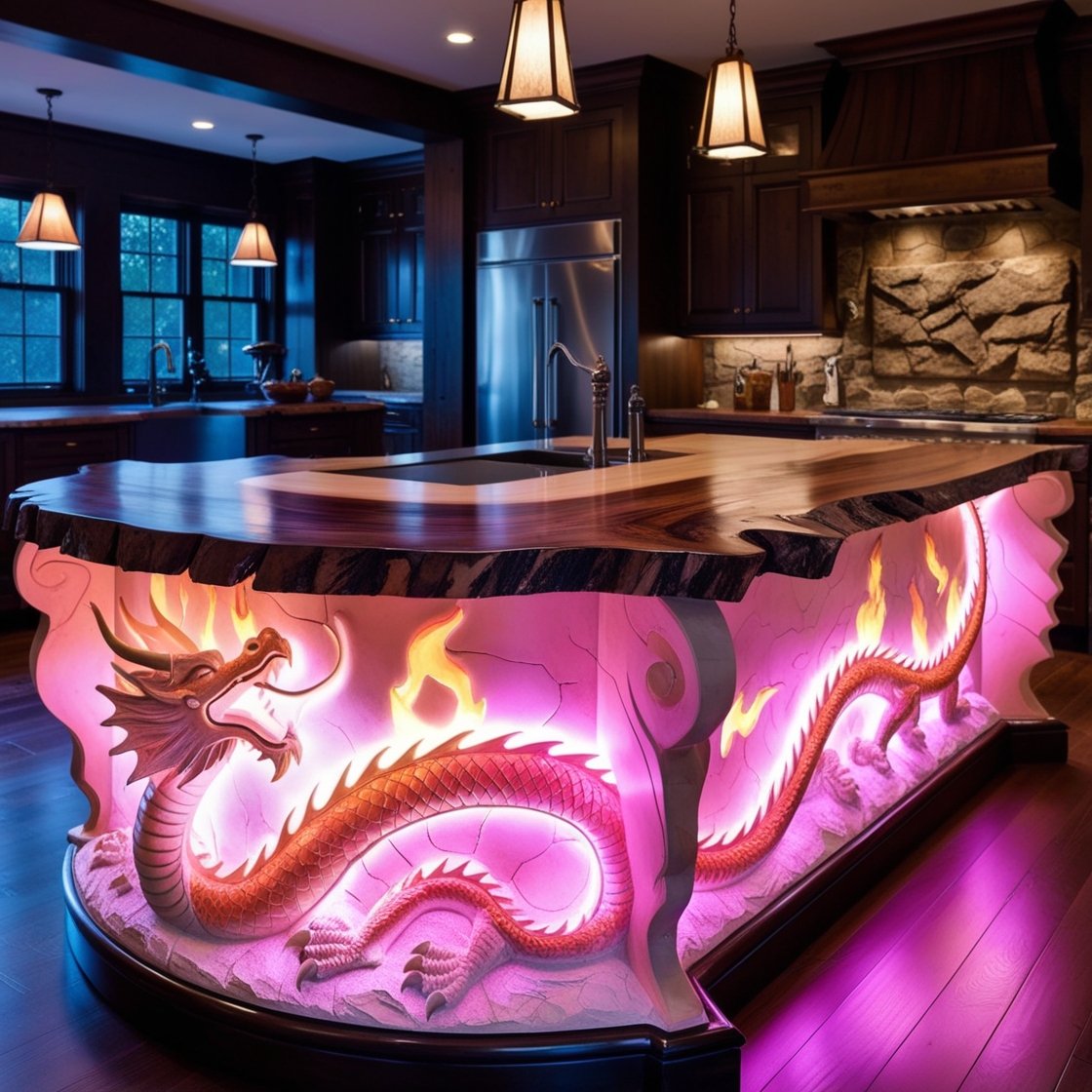 Dragon Kitchen Island: The Perfect Addition to Your Modern Kitchen