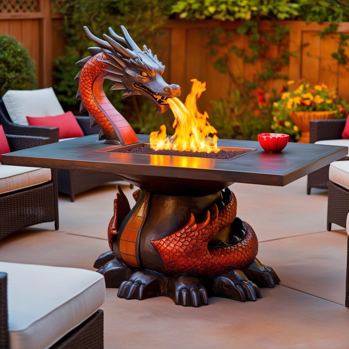 Dragon Patio Fire Tables: The Perfect Blend of Style and Warmth