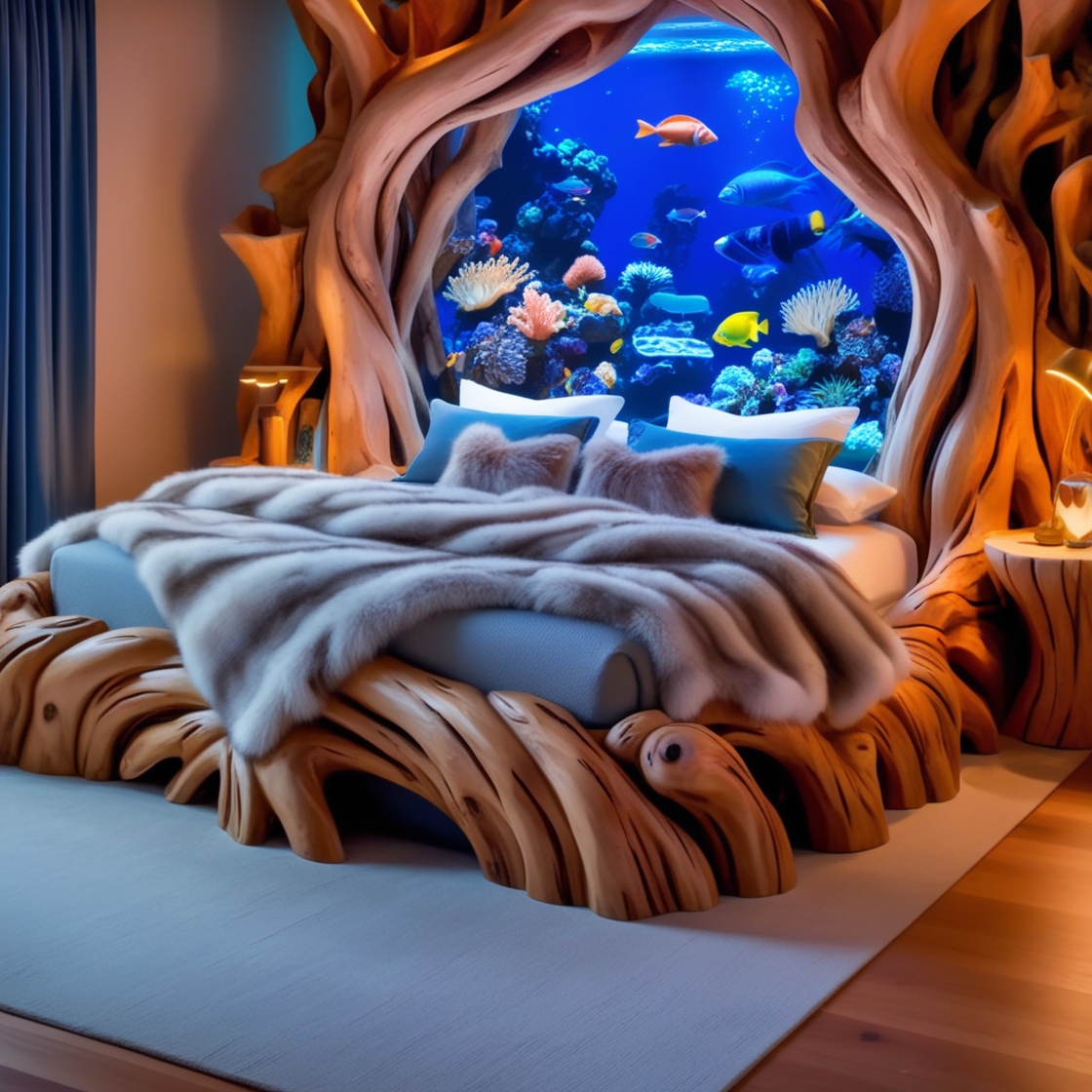 Edge Wood Aquarium Bed Frames: A Stunning Fusion of Functionality and Style