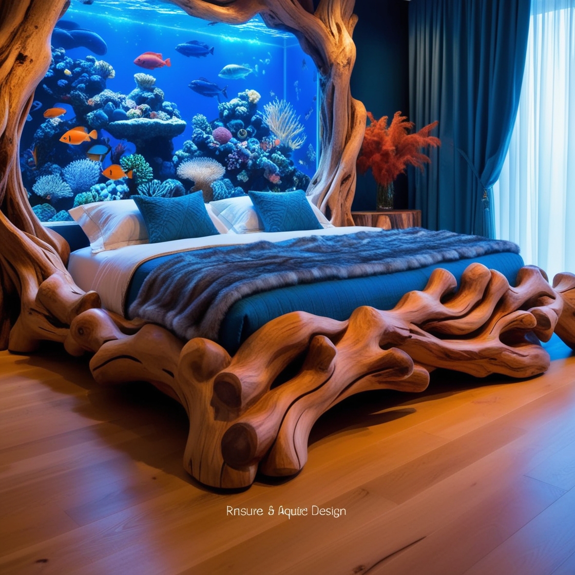 Edge Wood Aquarium Bed Frames: A Stunning Fusion of Functionality and Style