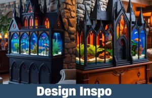 Gothic Aquarium: A Mysterious Blend of Dark Aesthetics and Aquatic Elegance Gothic Aquarium: A Mysterious Blend of Dark Aesthetics and Aquatic Elegance