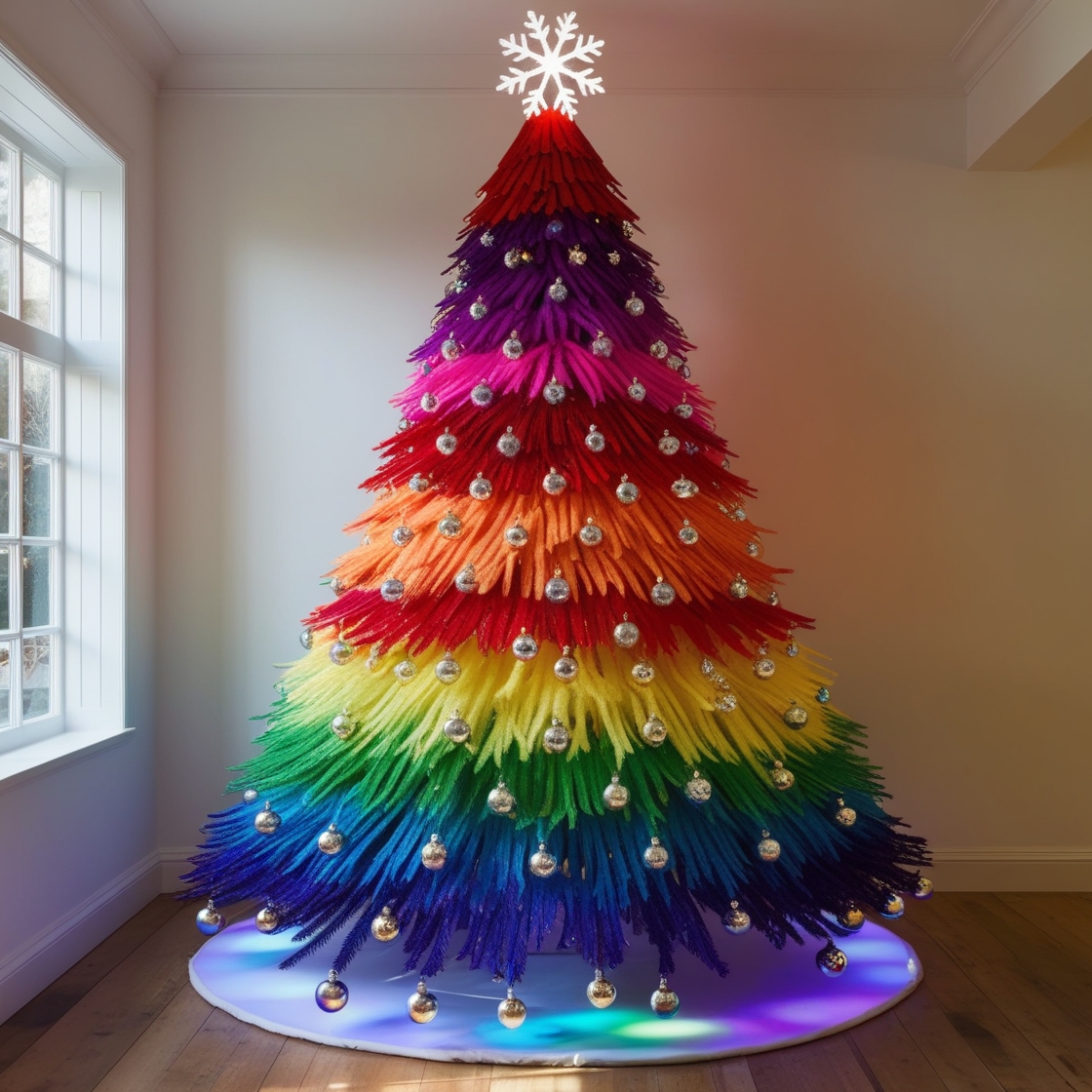 Rainbow Christmas Trees: A Vibrant Twist to Holiday Tradition