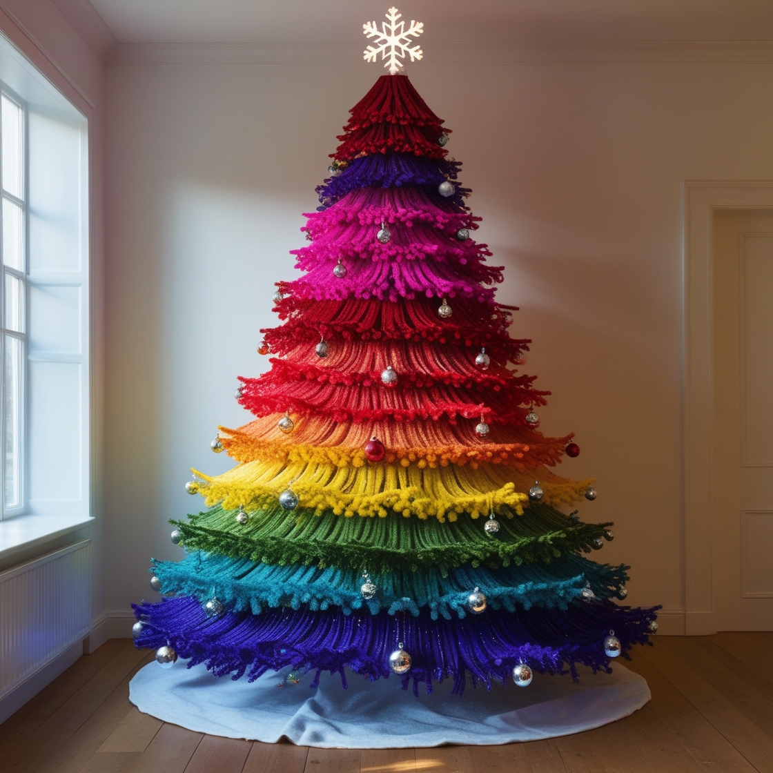 Rainbow Christmas Trees: A Vibrant Twist to Holiday Tradition