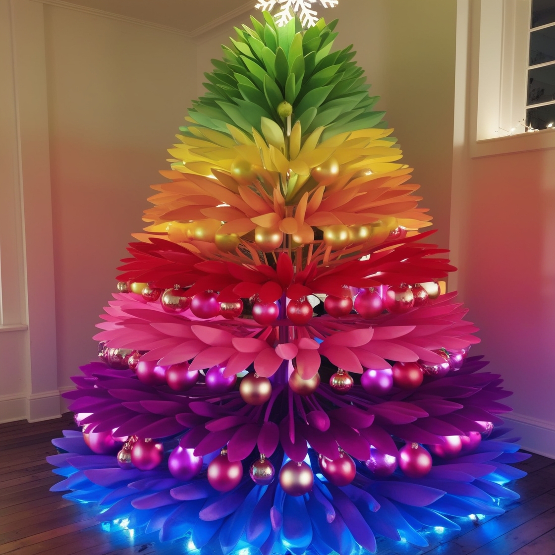 Rainbow Christmas Trees: A Vibrant Twist to Holiday Tradition