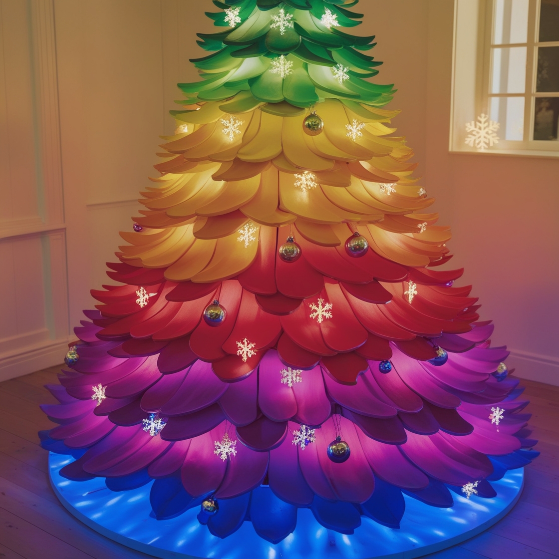 Rainbow Christmas Trees: A Vibrant Twist to Holiday Tradition