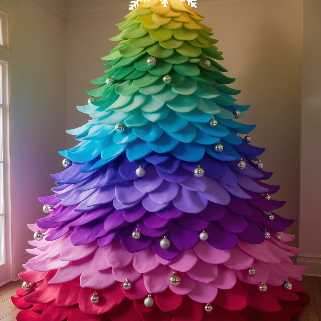 Rainbow Christmas Trees: A Vibrant Twist to Holiday Tradition