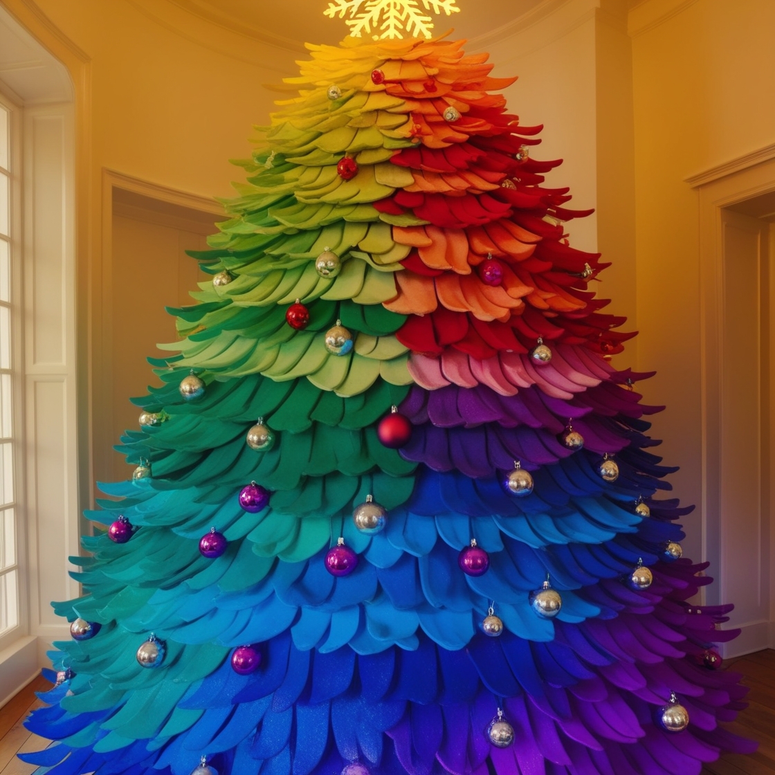 Rainbow Christmas Trees: A Vibrant Twist to Holiday Tradition