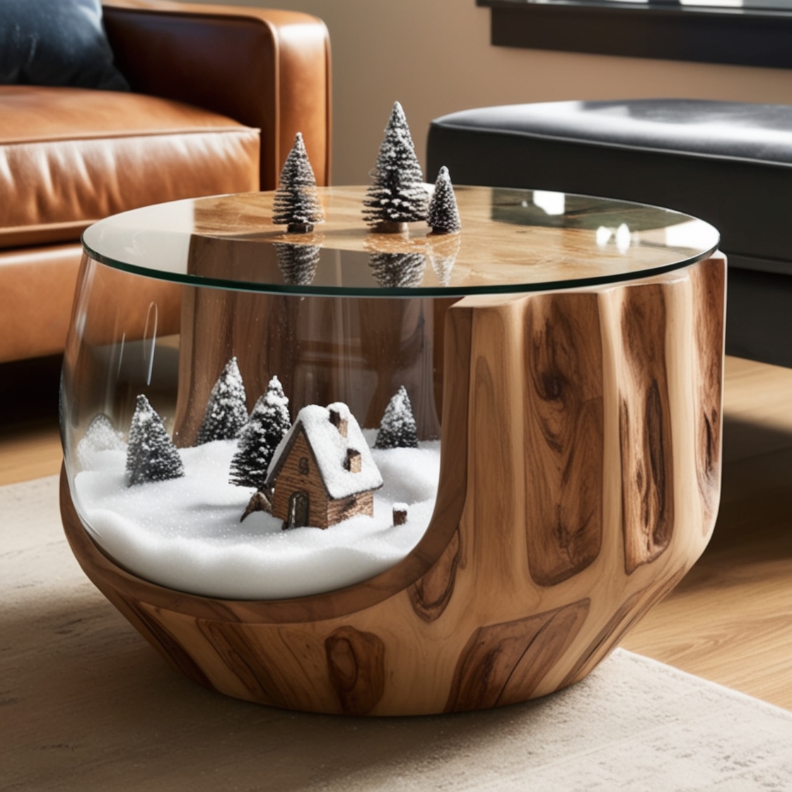 Snow Globe Side Tables: The Perfect Blend of Functionality and Whimsy