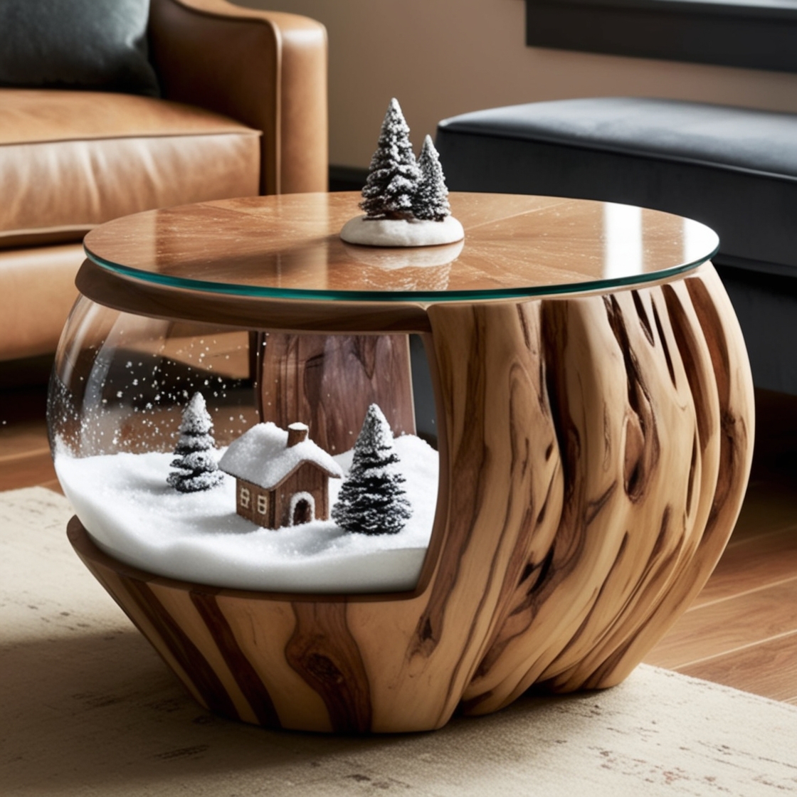 Snow Globe Side Tables: The Perfect Blend of Functionality and Whimsy