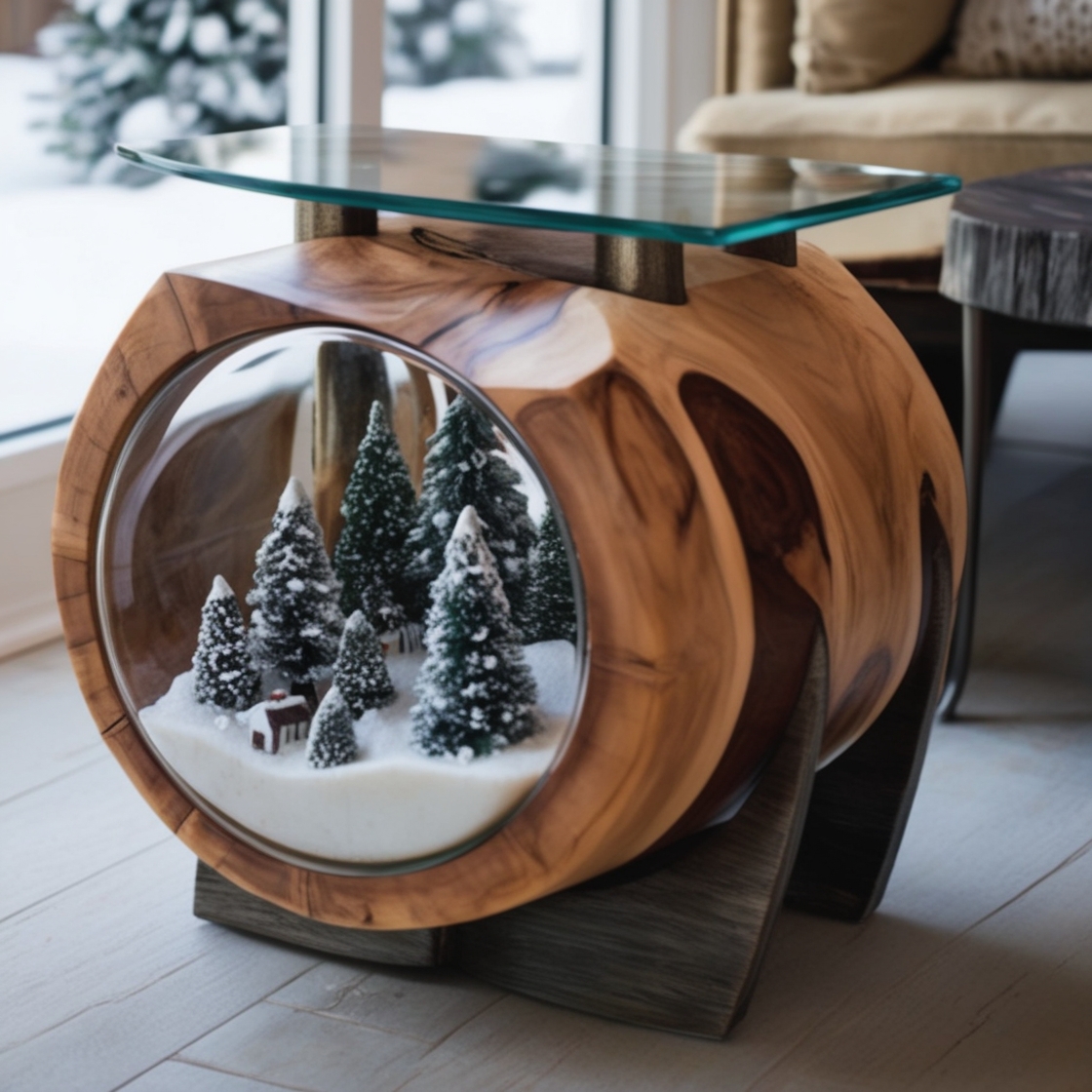 Snow Globe Side Tables: The Perfect Blend of Functionality and Whimsy