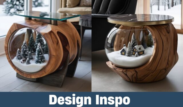 Snow Globe Side Tables: The Perfect Blend of Functionality and Whimsy