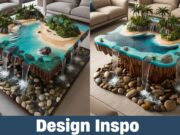 Tropical Island Waterfall Coffee Tables: A Blend of Art, Nature, and Functionality Tropical Island Waterfall Coffee Tables: A Blend of Art, Nature, and Functionality