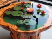 Wood and Epoxy Pond Coffee Tables: A Stunning Fusion of Nature and Art Wood and Epoxy Pond Coffee Tables: A Stunning Fusion of Nature and Art