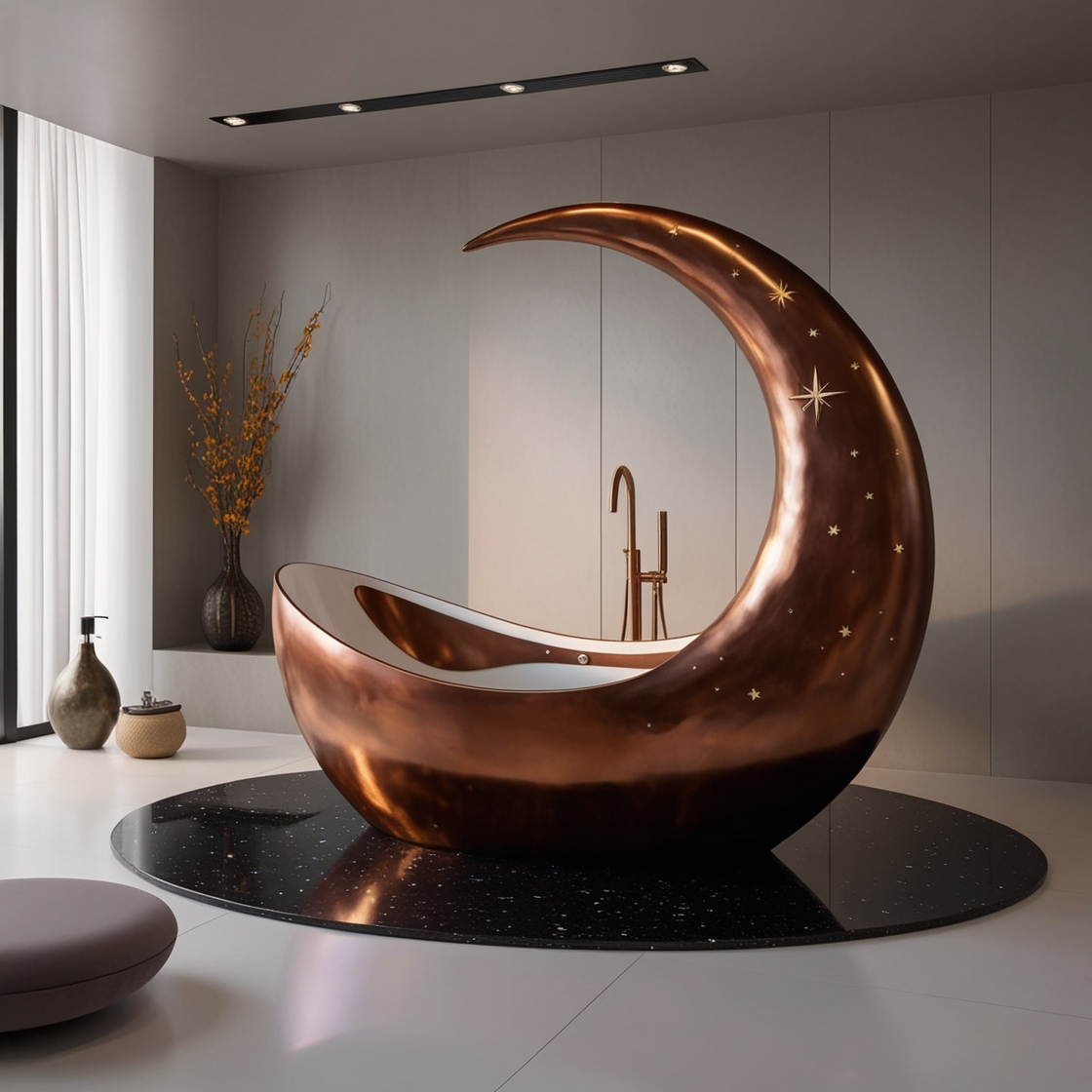 Transform Your Bathroom with a Crescent Moon Bathtub: Elegance Redefined